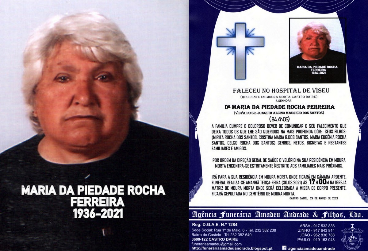 FOTO RIP DE MARIA DA PIEDADE  ROCHA  FERREIRA-84 A