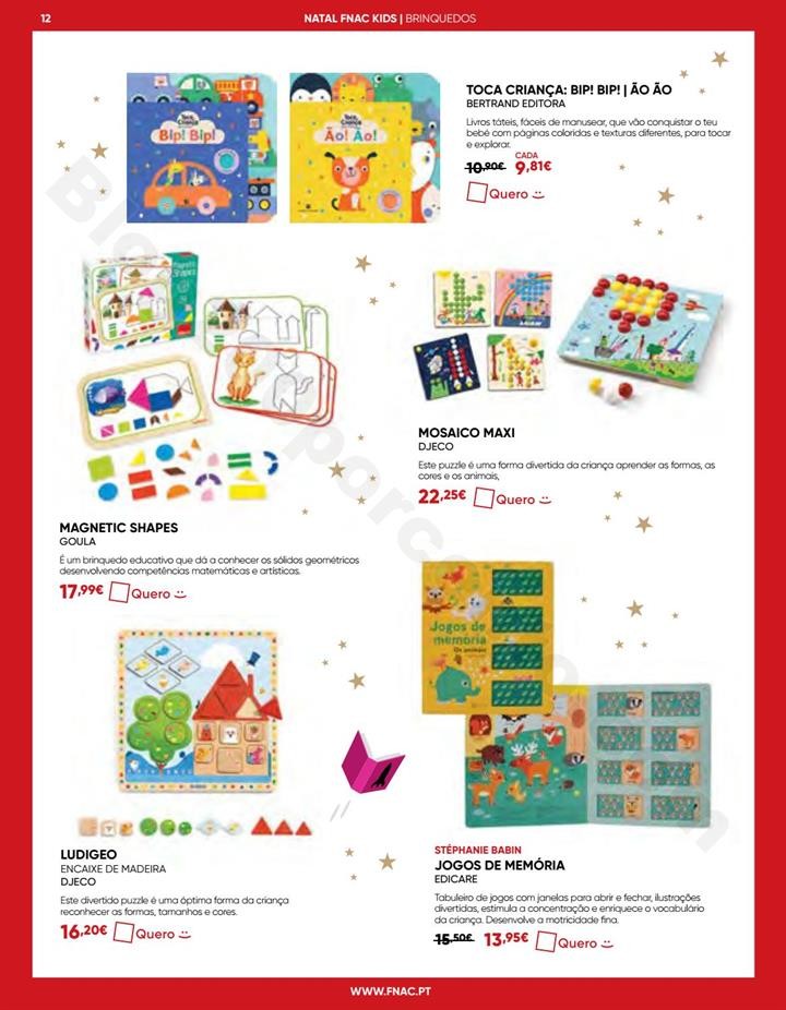 Antevisão Folheto Natal FNAC Kids promoções at