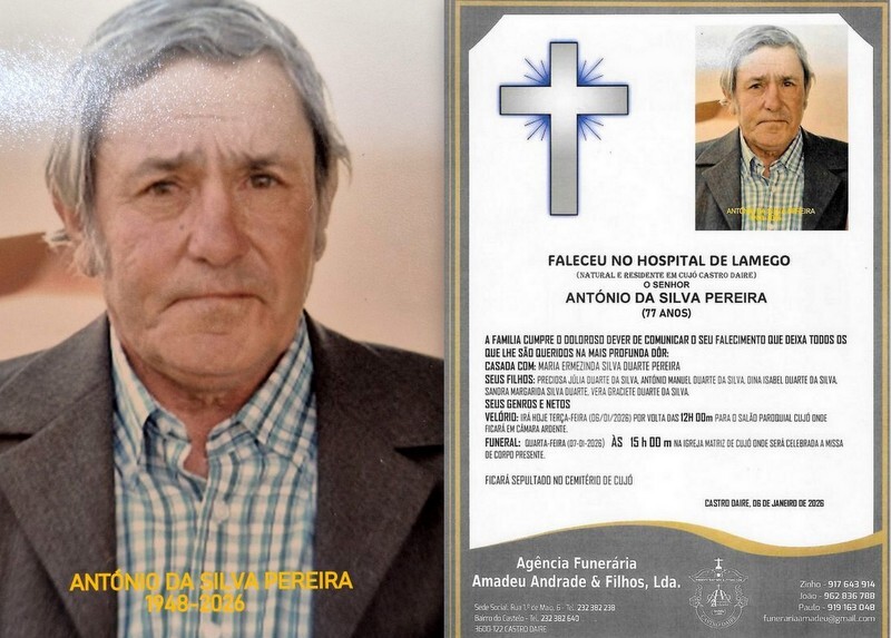 FOTO RIP DE ANTÓNIO DA SILVA PEREIRA-77 ANOS (CUJ