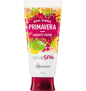 nativa spa bem vinda primavera sabonete liquido 10