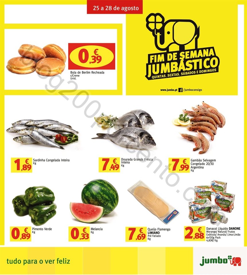 Antevisão Folheto JUMBO Fim de semana de 25 a 28 