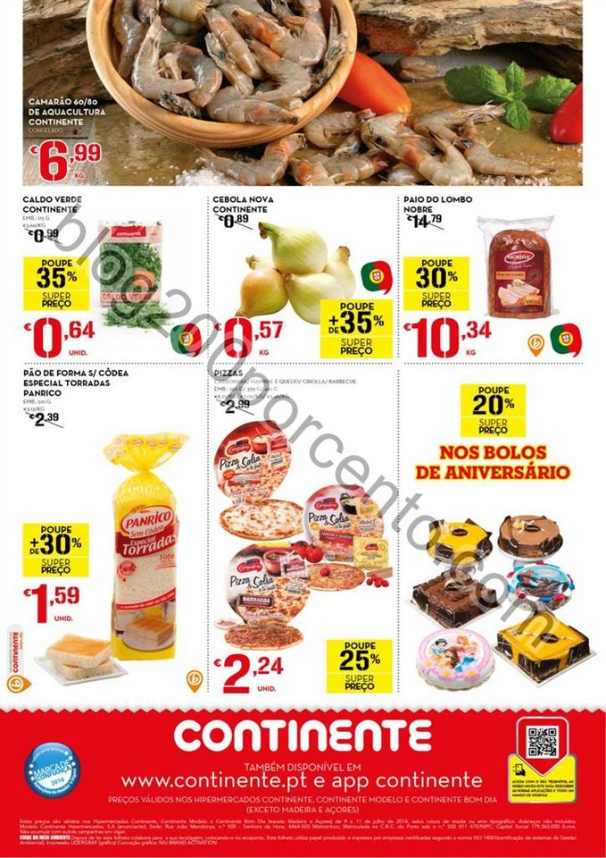 Antevisão Folheto CONTINENTE Fim de semana de 8 a