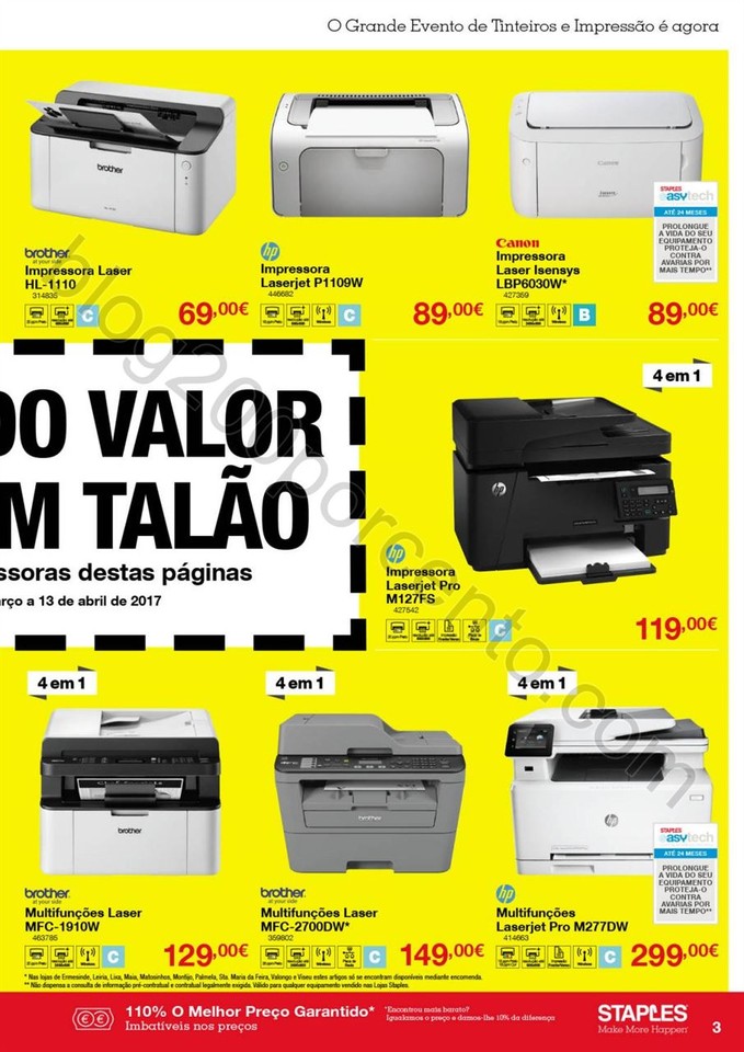 Antevisão Folheto STAPLES Promoções de 15 a 28 