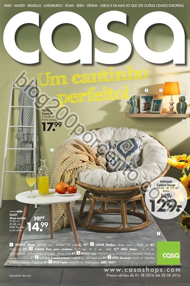 Antevisão Folheto CASA Promoções de 1 a 28 agos