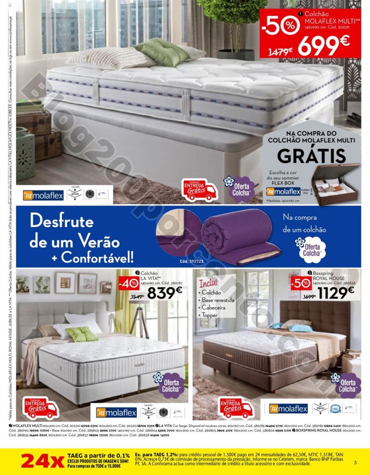 Antevisão Folheto CONFORAMA Promoções de 26 jul