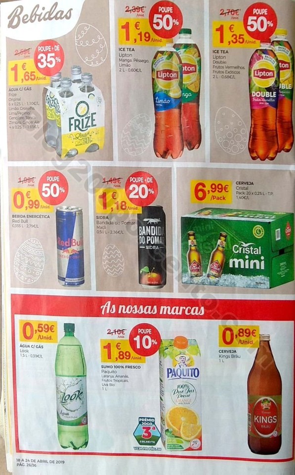 Intermarché Folheto promoções de 18 a 24 abril 
