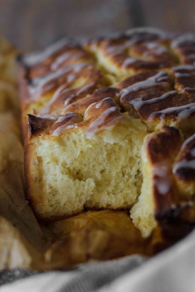 Rolos de limão e baunilha