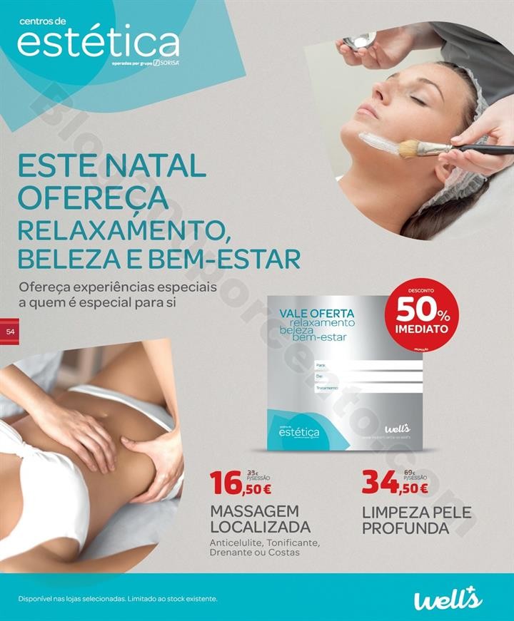 Antevisão Folheto WELLS Natal extra online promo