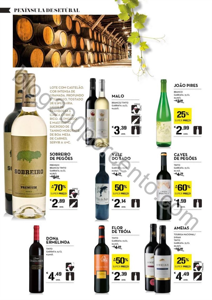 Antevisão Folheto CONTINENTE Vinhos promoções d