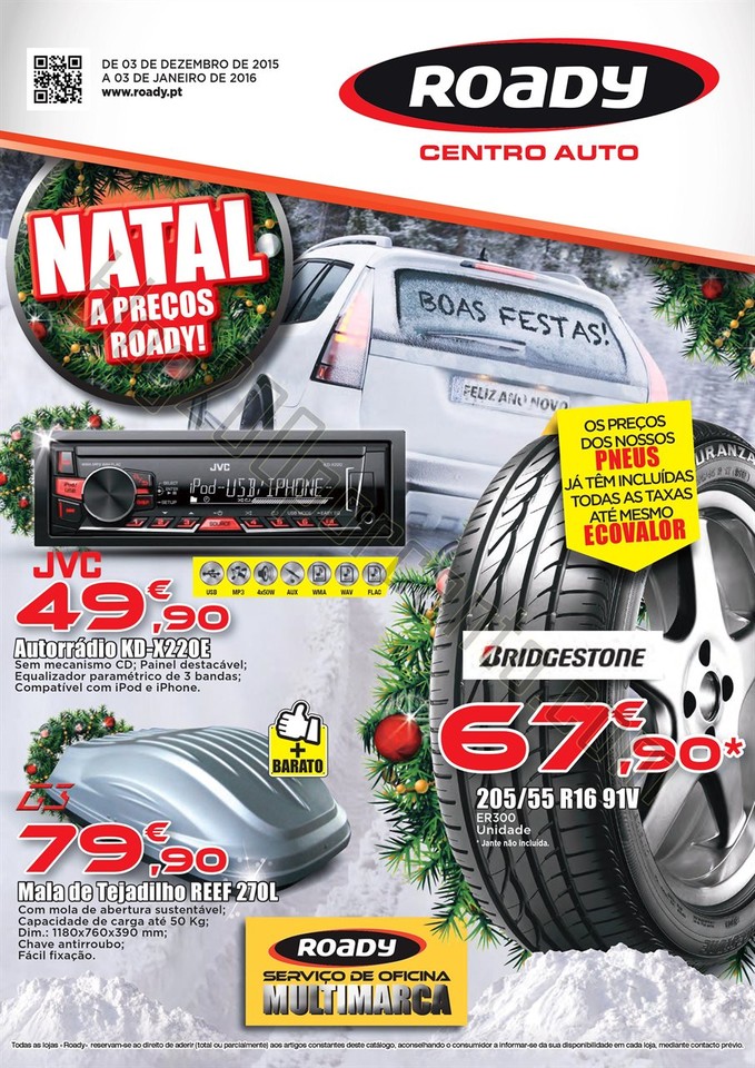 Antevisão Folheto ROADY Promoções de 3 dezembro