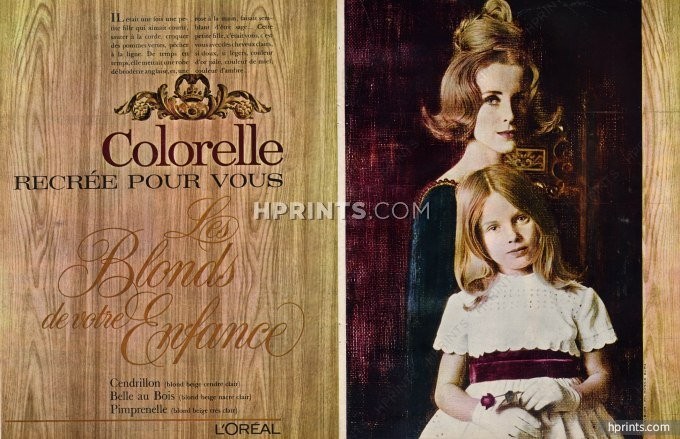Colorelle da L'Oréal, 1963 (Imagem em Hprints.com)