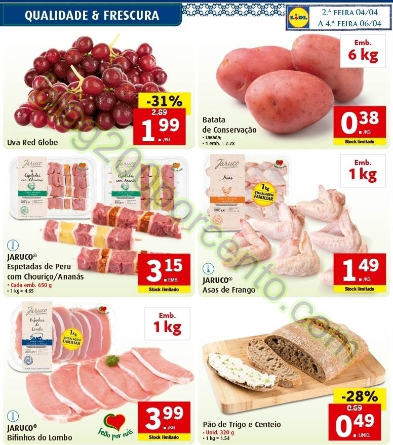 Antevisão Folheto LIDL promoções de 4 a 6 abril