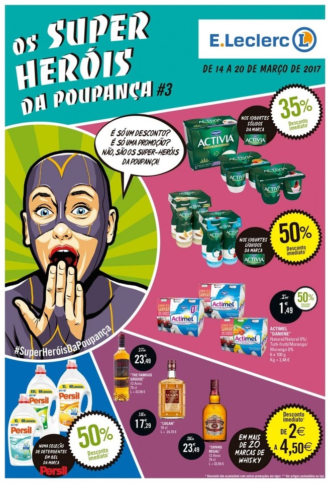 Antevisão Folheto E-LECLERC Promoções de 14 a 2