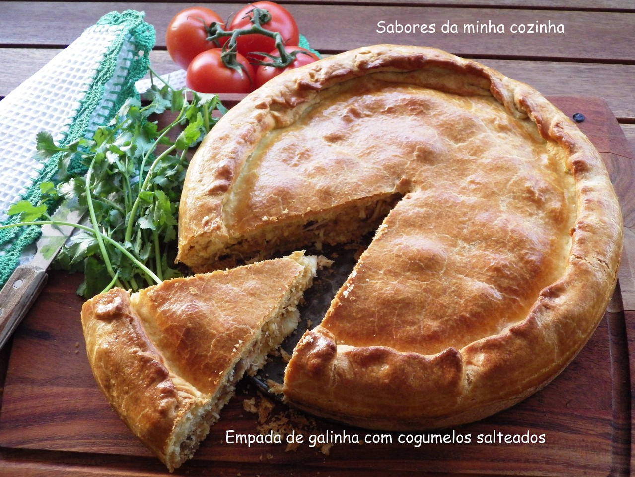 IMGP4464-Empada de galinha com cogumelos salteados