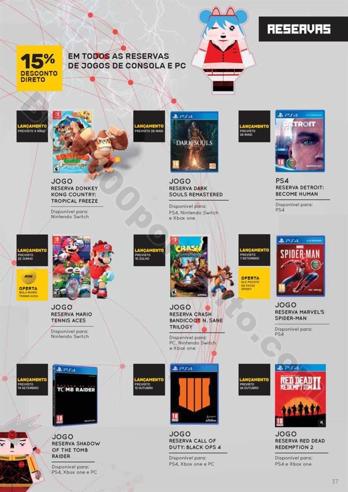 Antevisão Folheto WORTEN Gaming promoções de 26