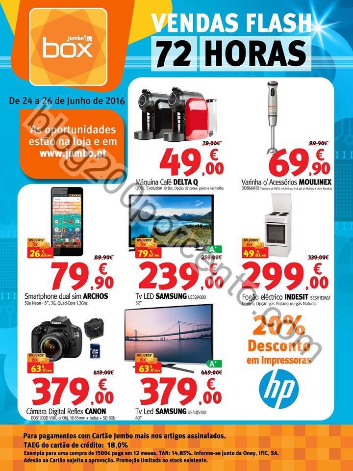 Vendas Flash JUMBO Promoções de 24 a 27 junho p1