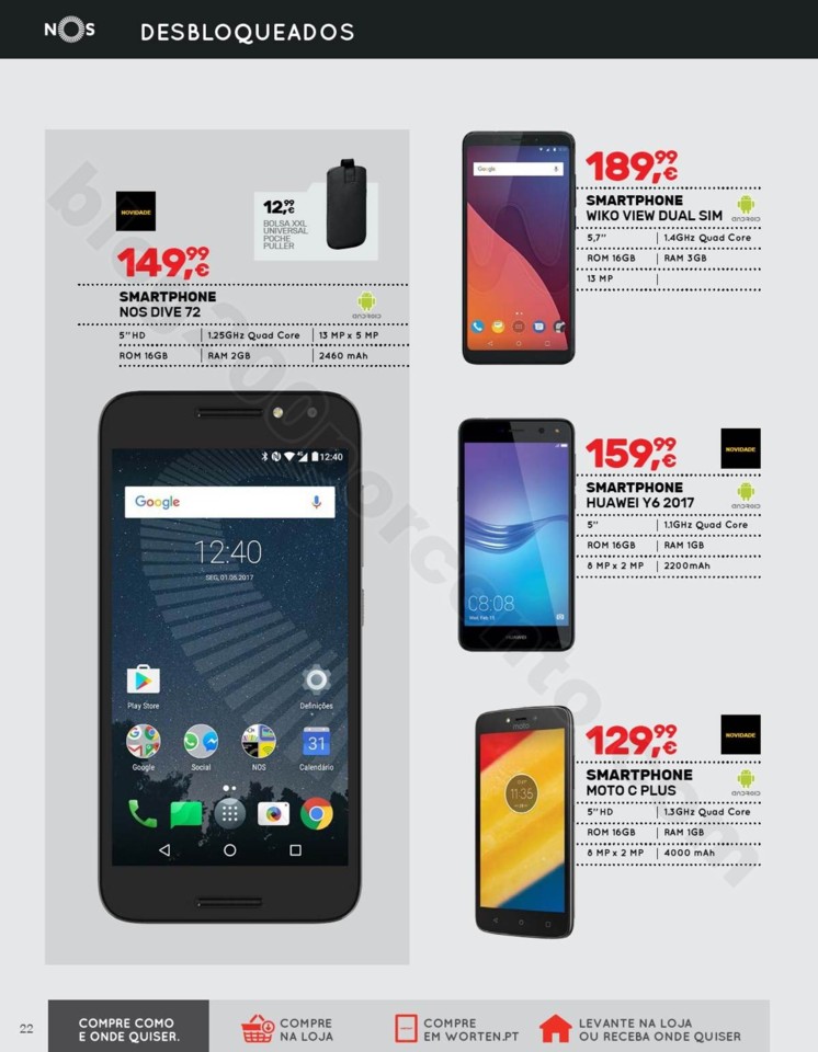 Antevisão Folheto WORTEN Mobile Promoções de 12