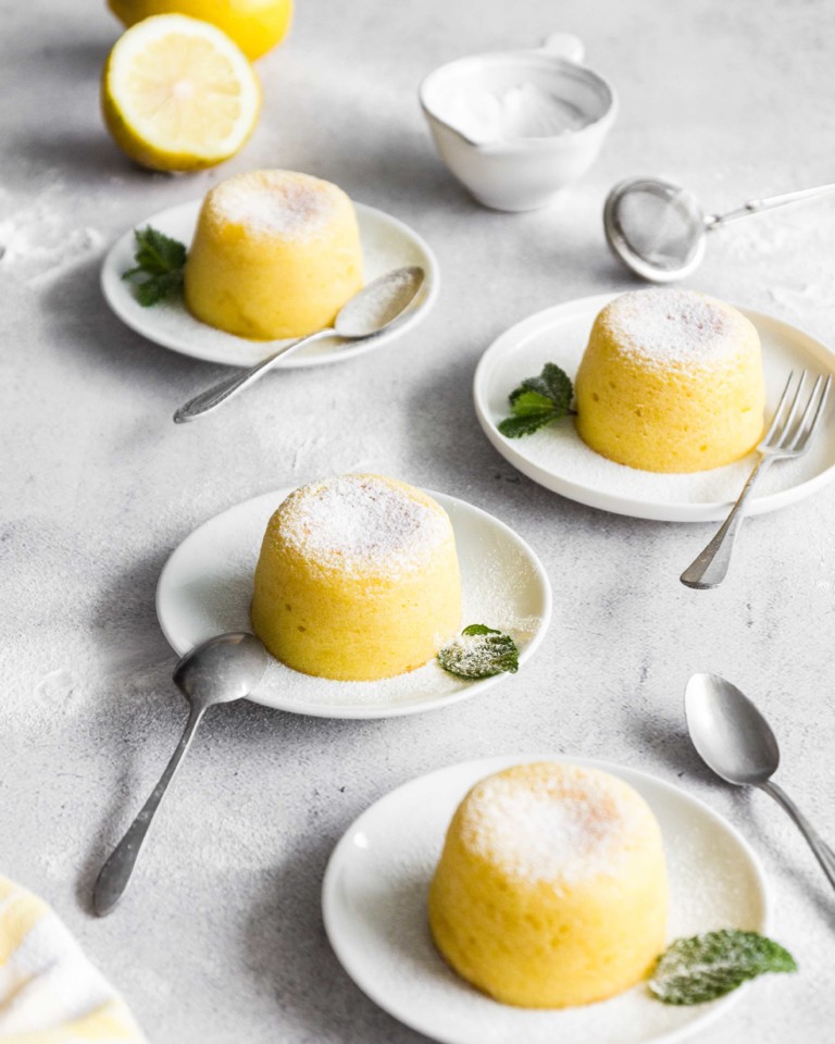 Lava cakes de limão