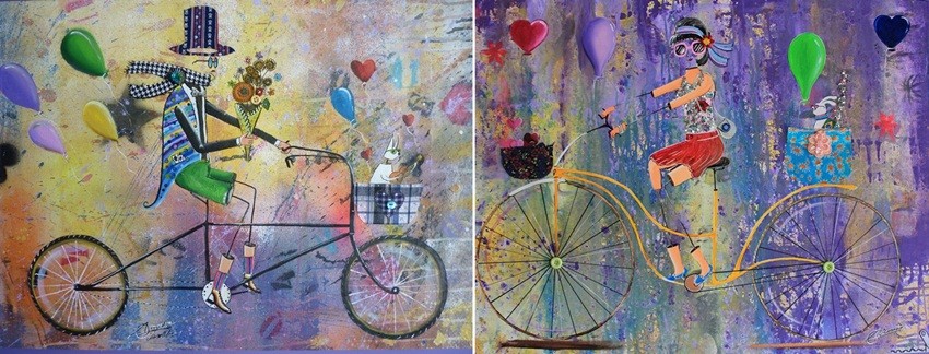 Alemão Grafiteiro_Levando as flores para sua amad