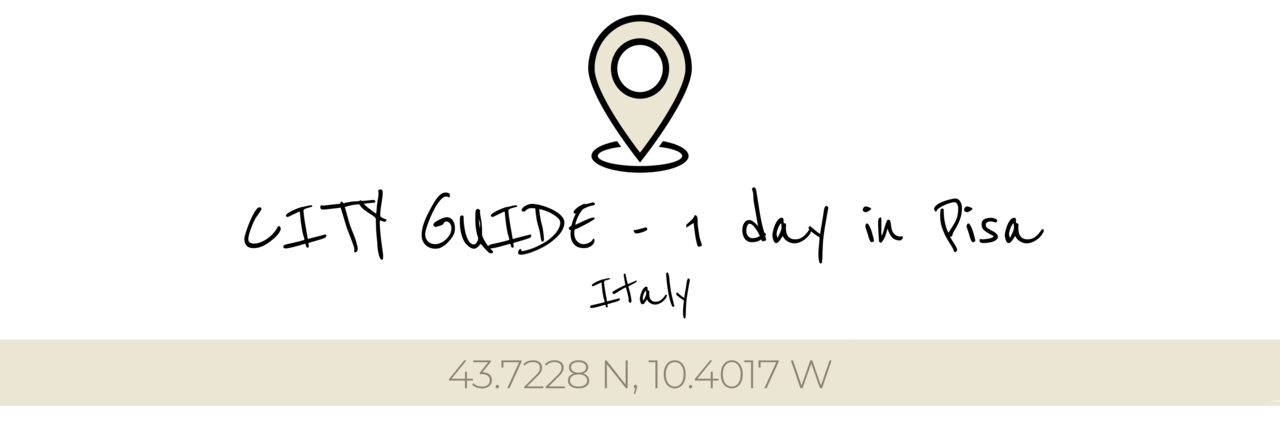 CITYGUIDE Pisa, Italy - The2Planners