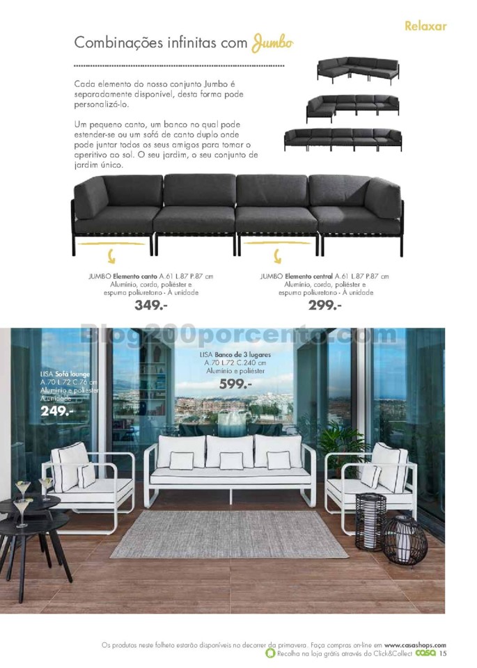 antevisão folheto CASA Jardim Promoções de 30 m