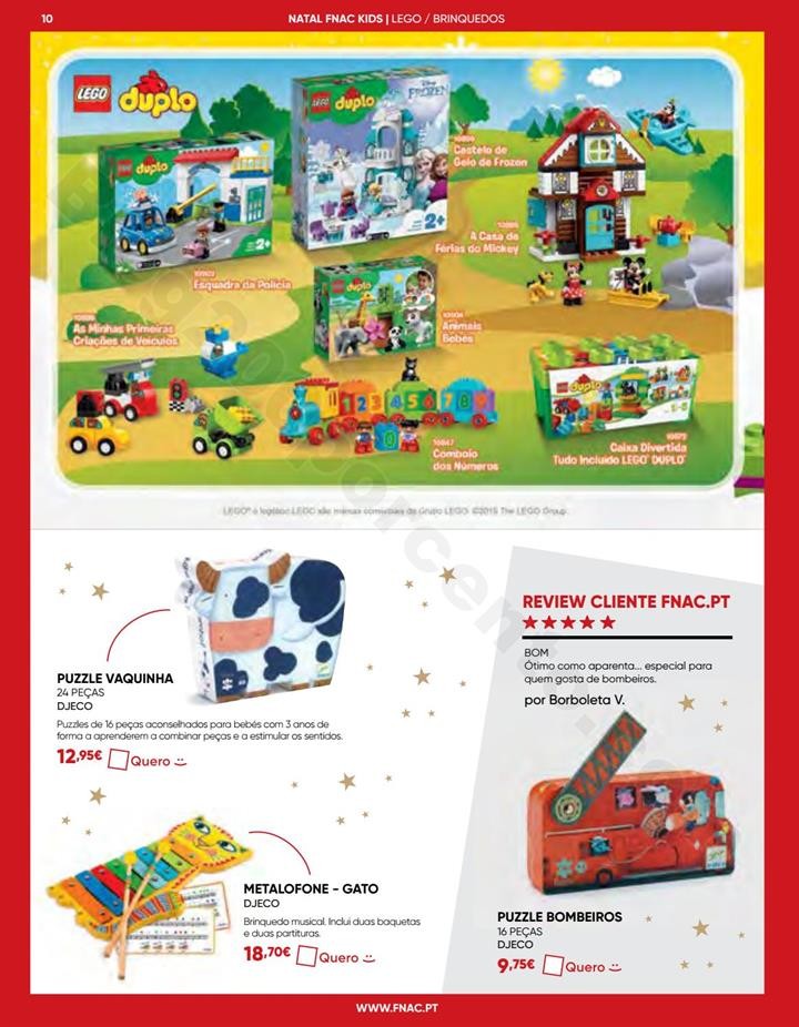 Antevisão Folheto Natal FNAC Kids promoções at