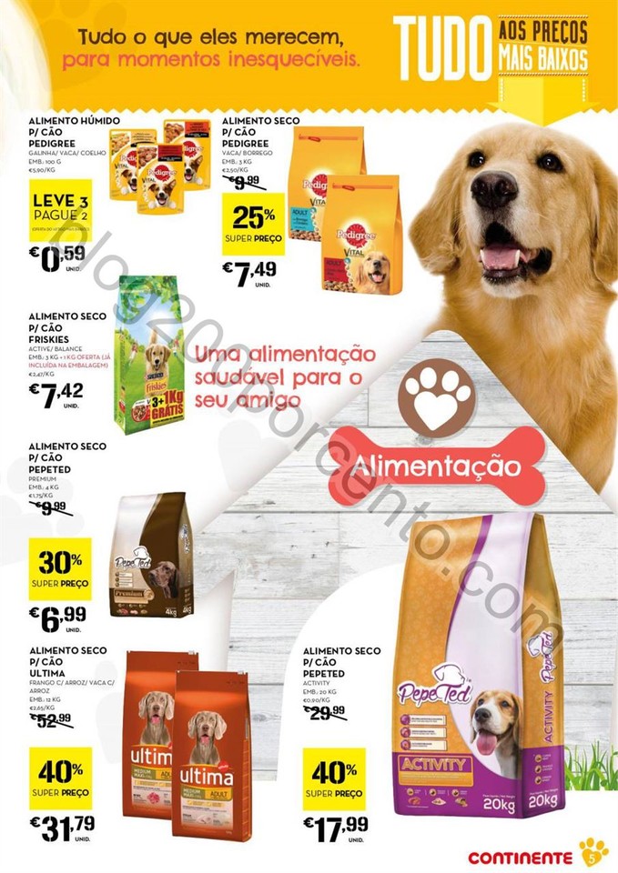 Antevisão Folheto CONTINENTE Feira animal de 20 s