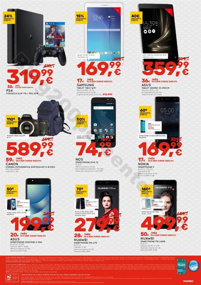 Antevisão Folheto WORTEN Promoções de 9 a 17 ja