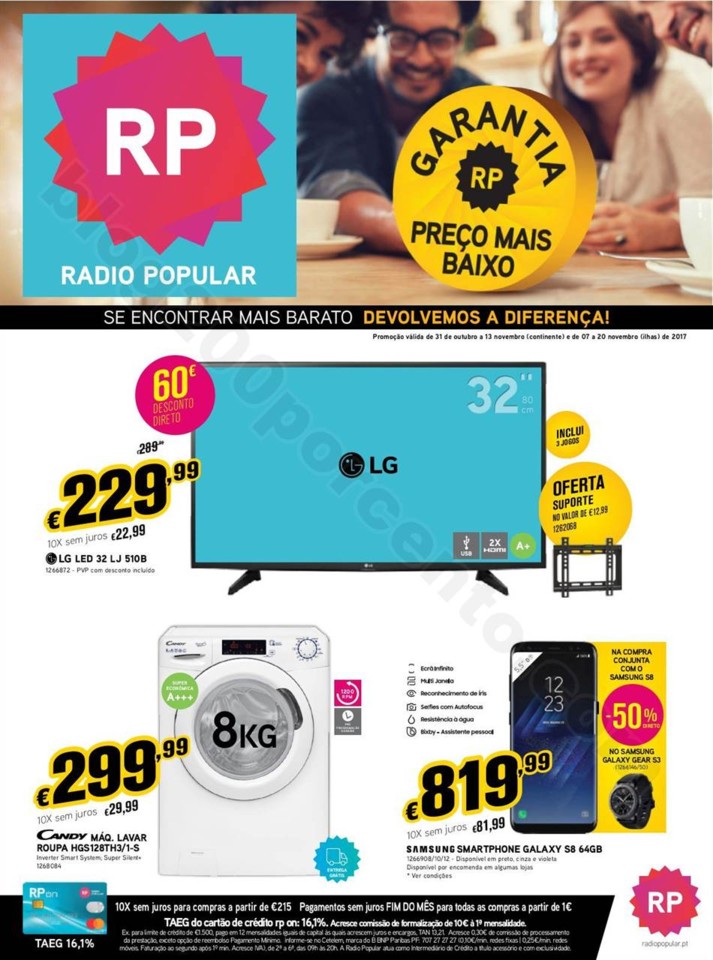 Antevisão Folheto RADIO POPULAR 31 outubro a 13 n