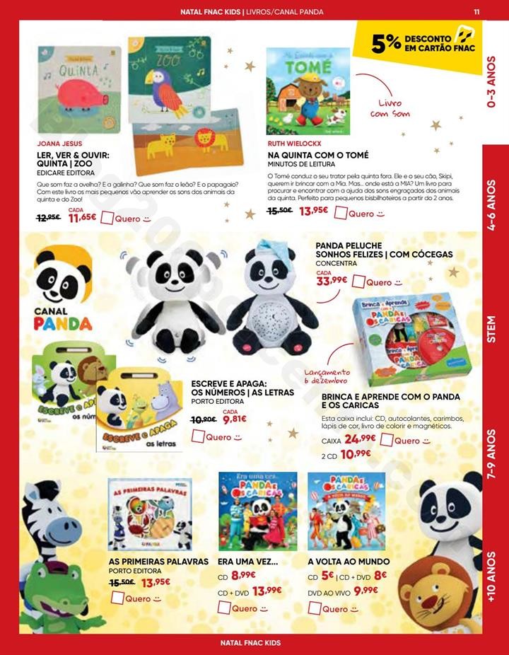 Antevisão Folheto Natal FNAC Kids promoções at