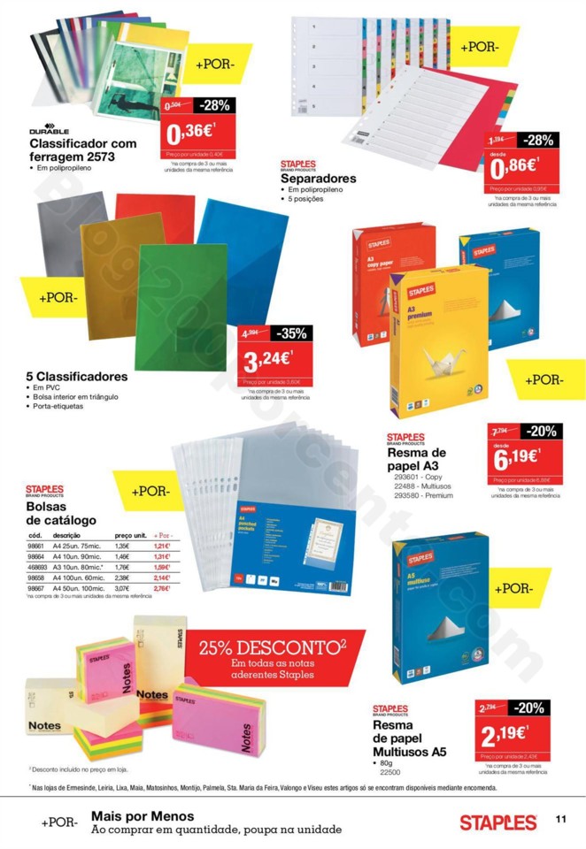 Antevisão Folheto STAPLES Promoções de 2 a 17 a