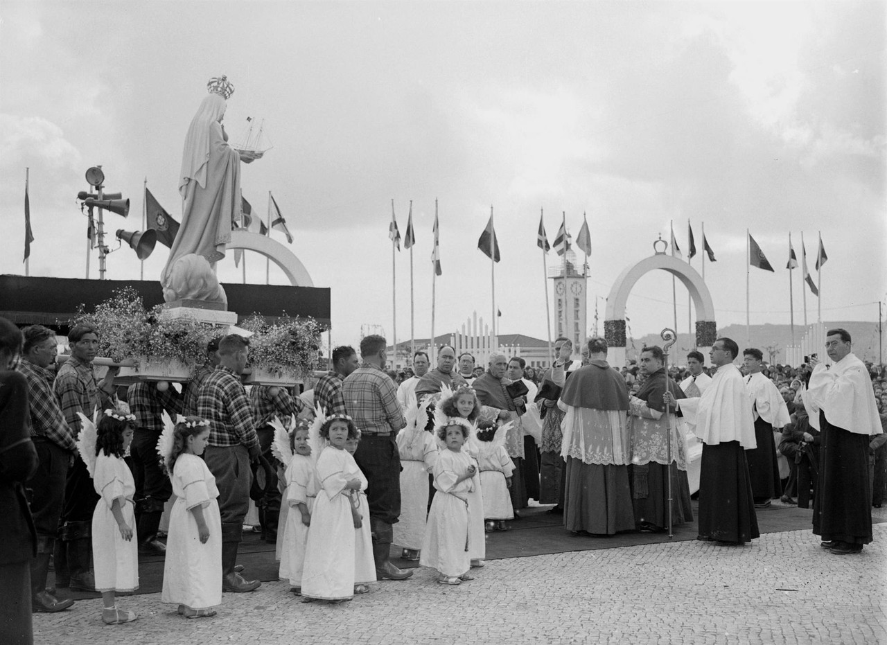 Benção dos bacalhoeiros, procissão, anos 40, fo