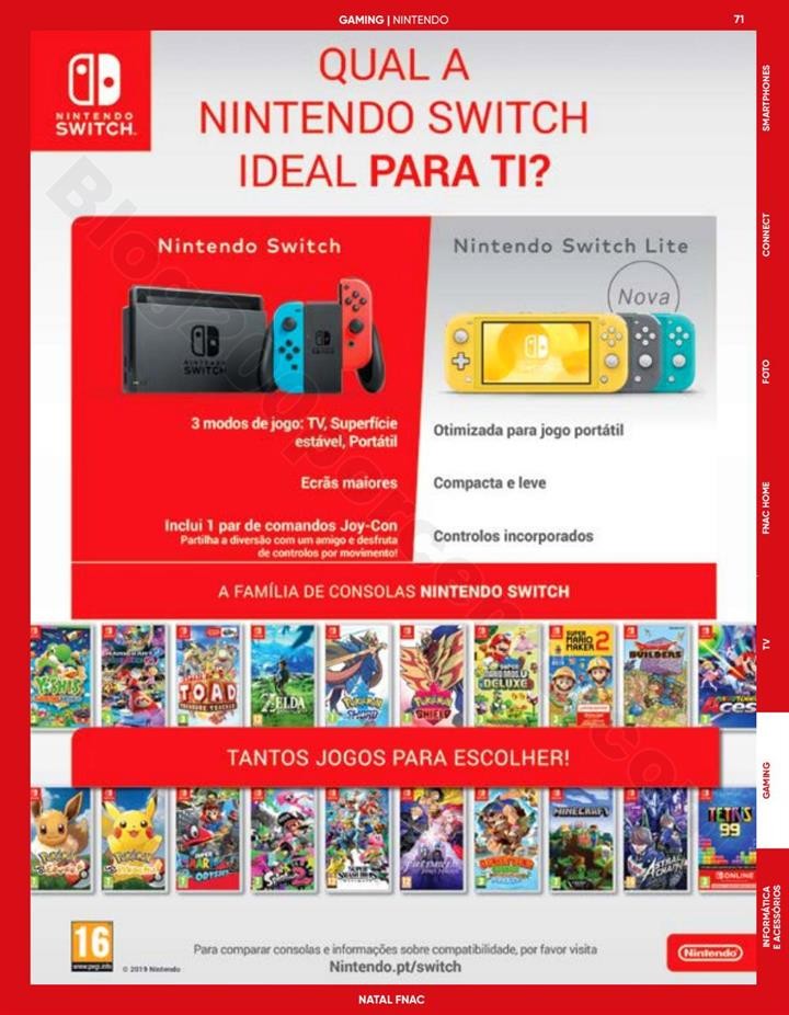Antevisão Folheto FNAC Natal Tecnologia Promoçõ