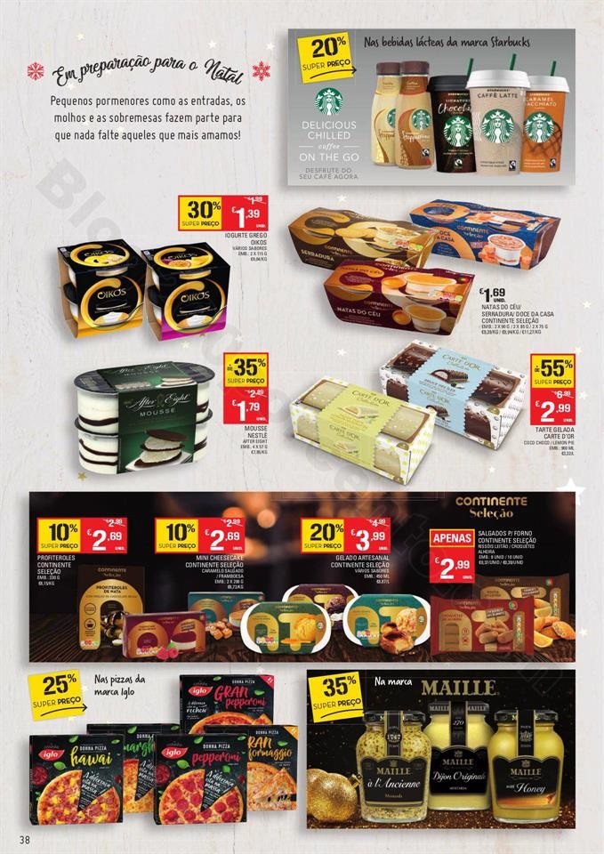 Continente Folheto Feliz Natal 19 novembro a 24 de