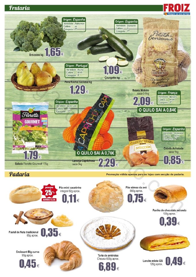 Novo Folheto FROIZ Promoções até 23 março p8.j