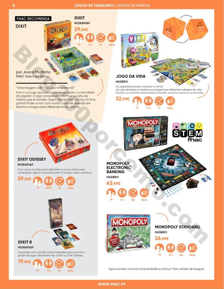 Antevisão Folheto FNAC Especial jogos tabuleiro p