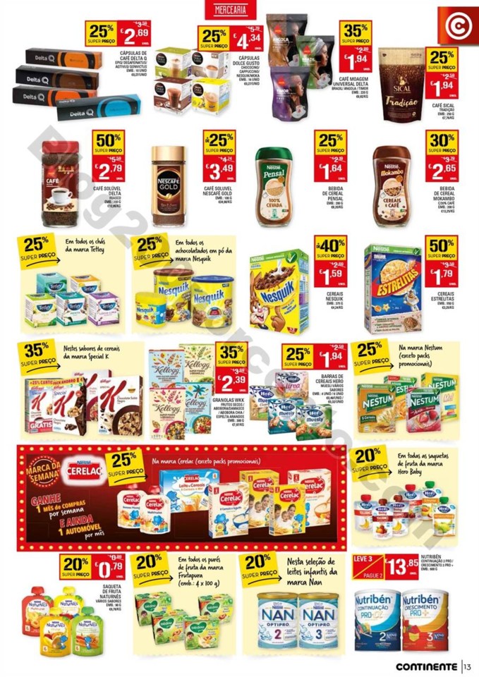 Antevisão Folheto CONTINENTE promoções de 7 a 1