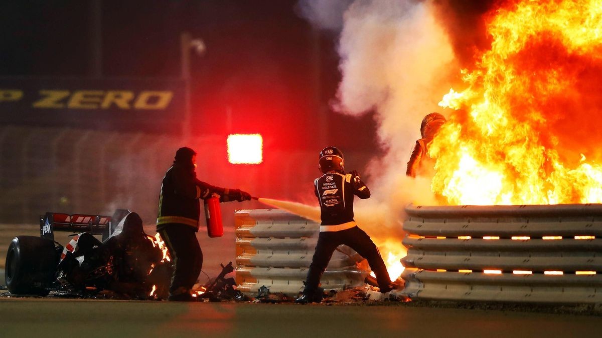 Grosjean fintou a morte