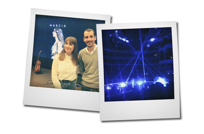 Márcia no SAPO e no Coliseu