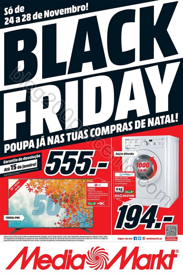 Antevisão Folheto MEDIA MARKT Black Friday promo