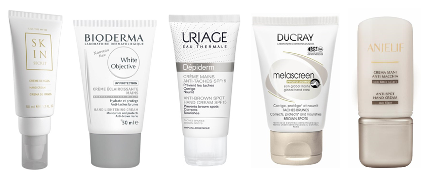 creme mãos pigmentação manchas protector solar.