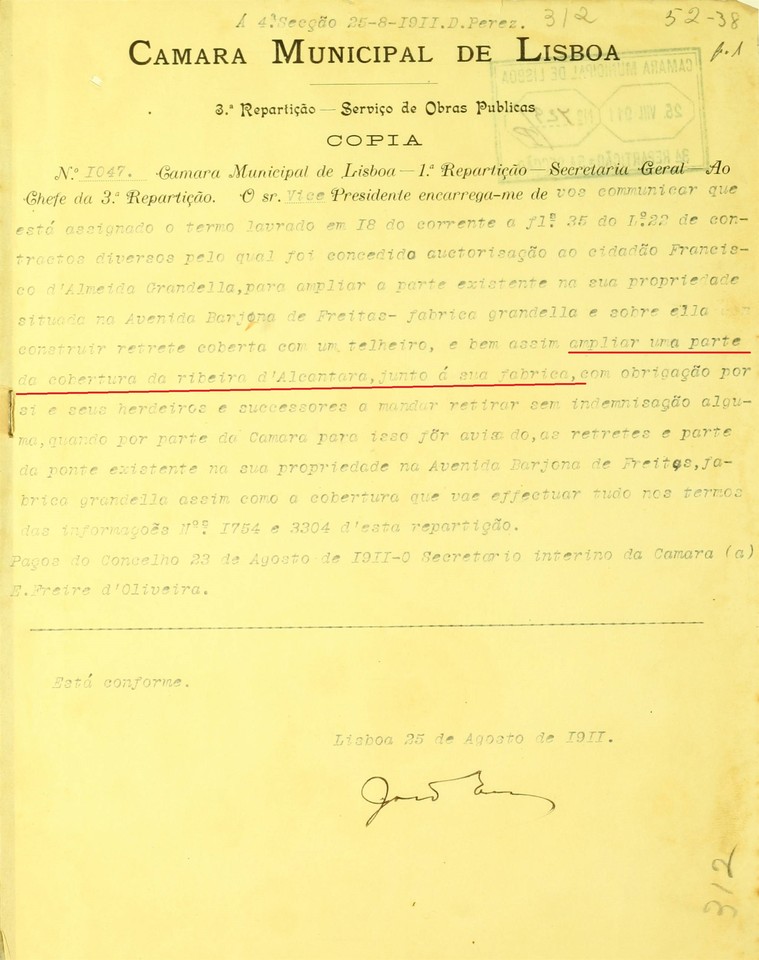 Autorização a Francisco de Almeida Grandella par