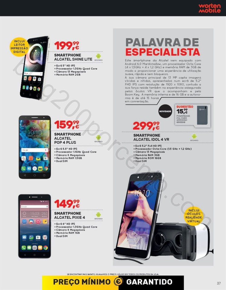 Novo Folheto WORTEN Mobile Promoções até 8 mar