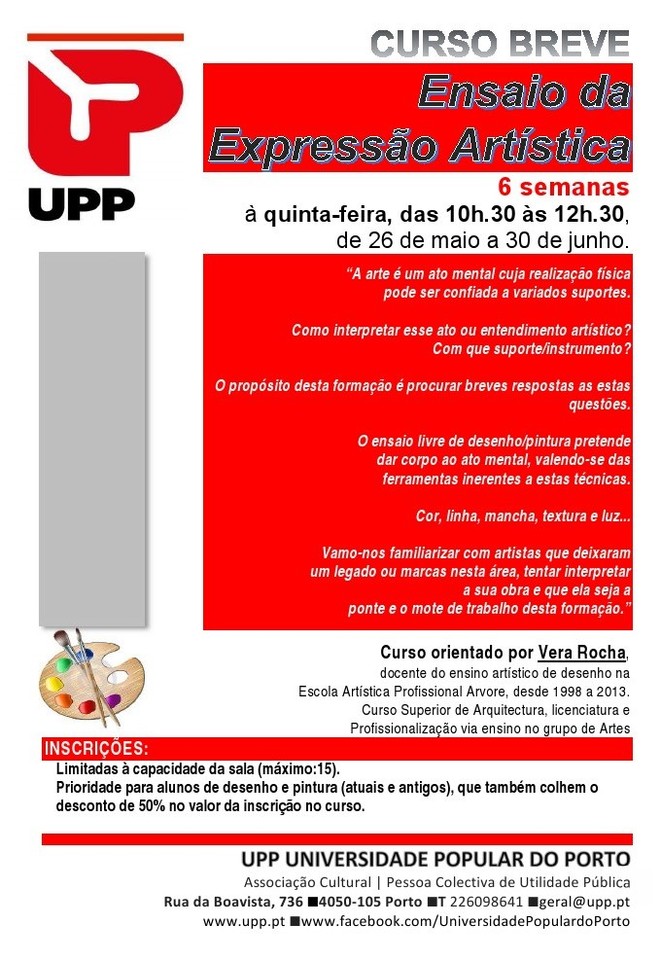 UPP Ensaio expressão artística