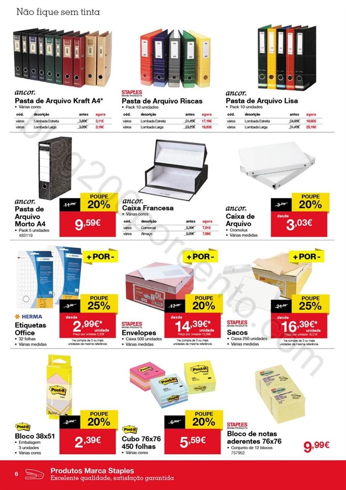 Antevisão Folheto STAPLES Promoções de 27 fever