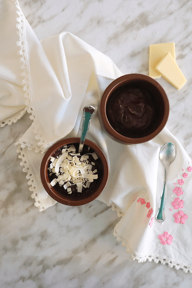 creme de abacate com cacau e canela