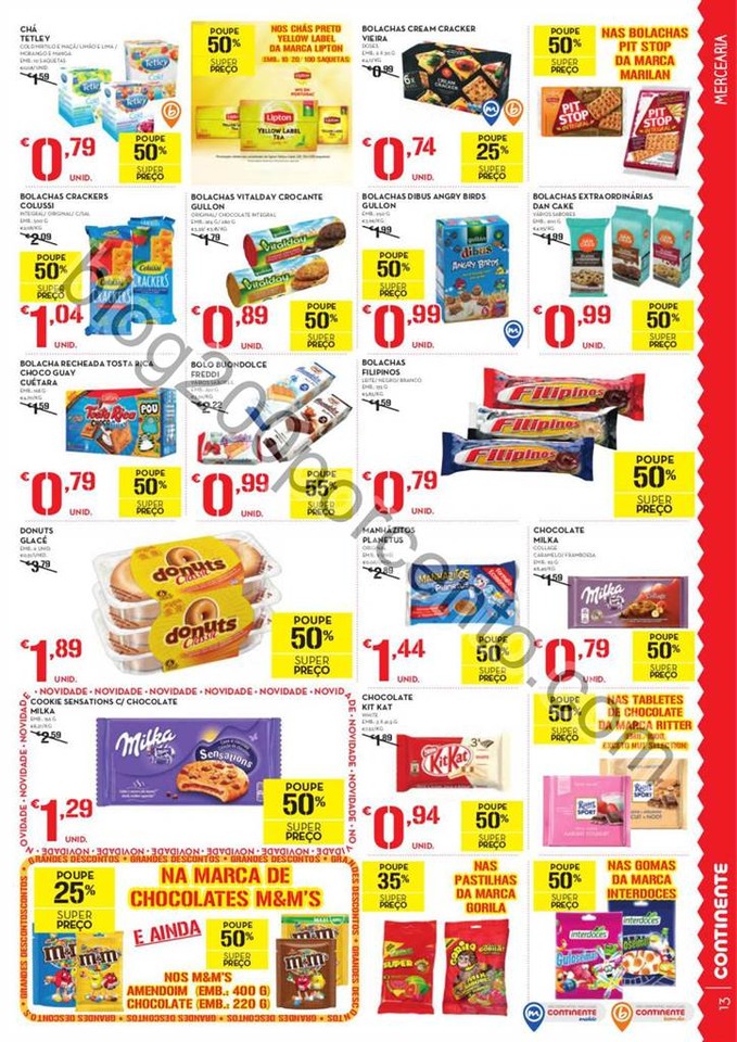 Antevisão Folheto CONTINENTE - MODELO Madeira de 