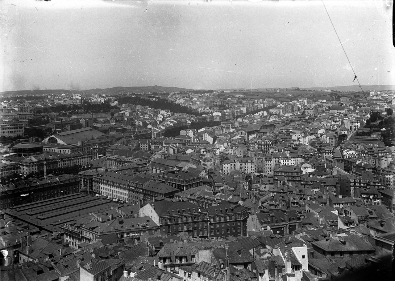 Panorâmica de Lisboa tirada do Castelo de São Jo Panorâmica de Lisboa tirada do Castelo de São Jo