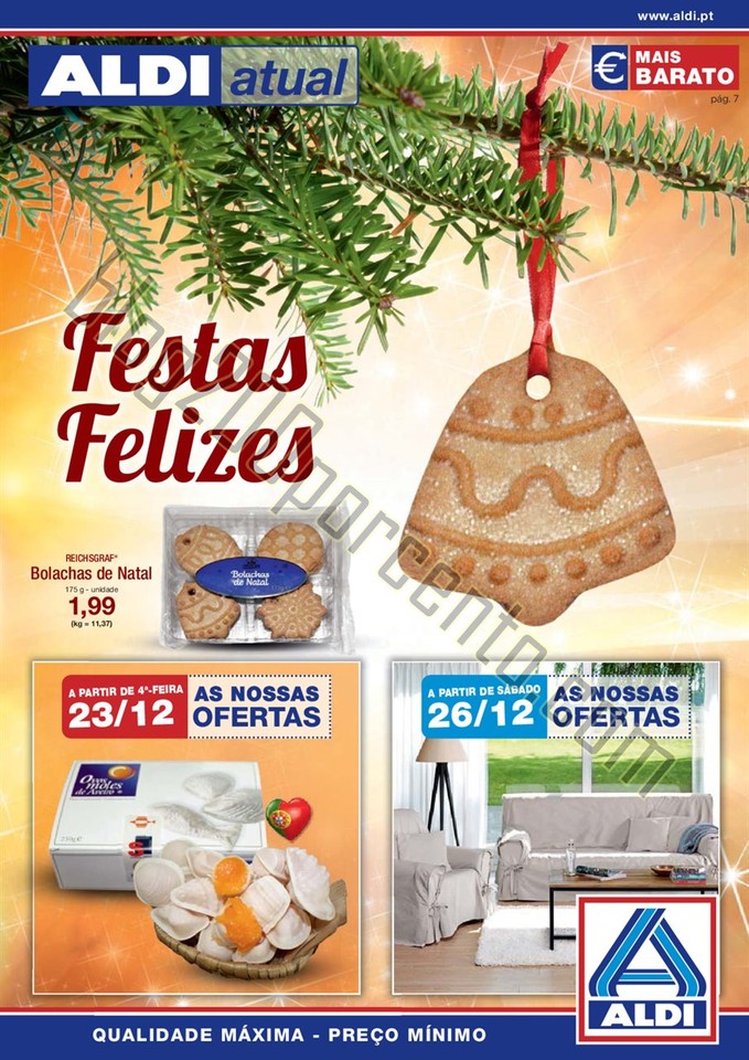 Antevisão Folheto ALDI Semana Natal - Ano novo a 