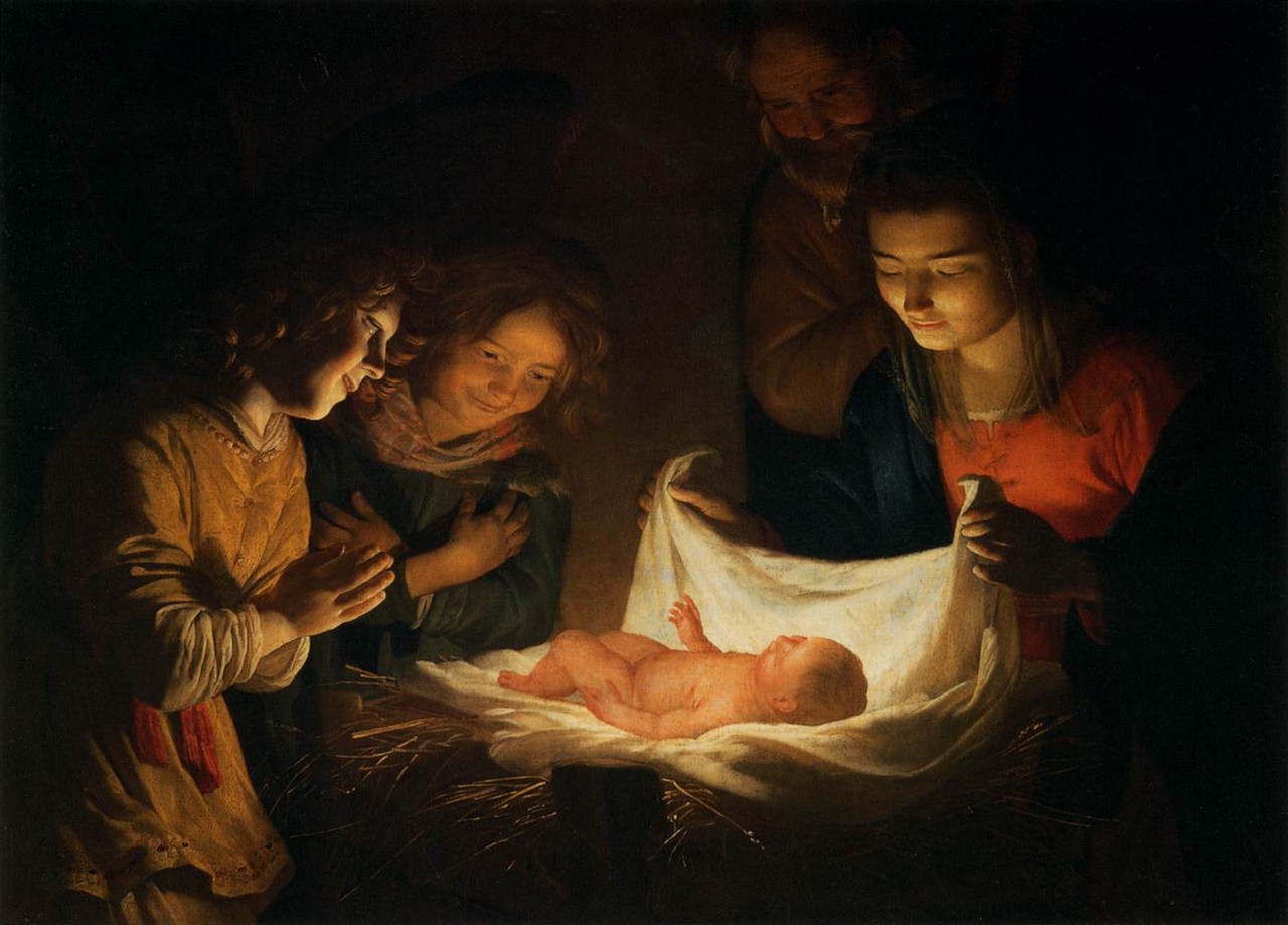 A Adoração do Menino, c. 1620 (G. Van Honthorst, 